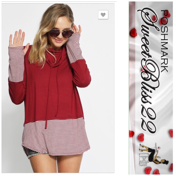 💄Cowl Neck Knit Jersey Top💄 - Picture 2 of 3